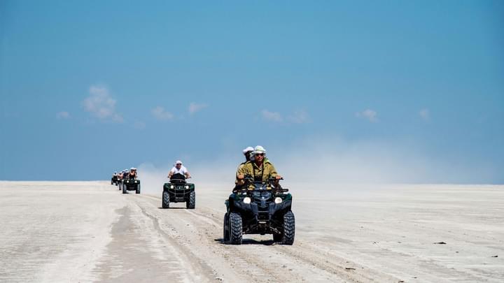 Ride an ATV Across the Makgadikgadi Pans