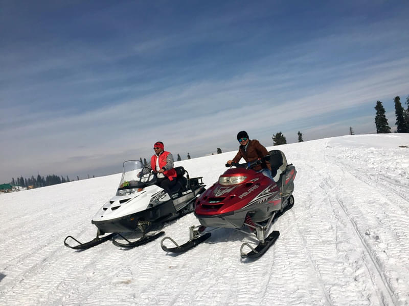 Snow Scooter Ride in Manali Image