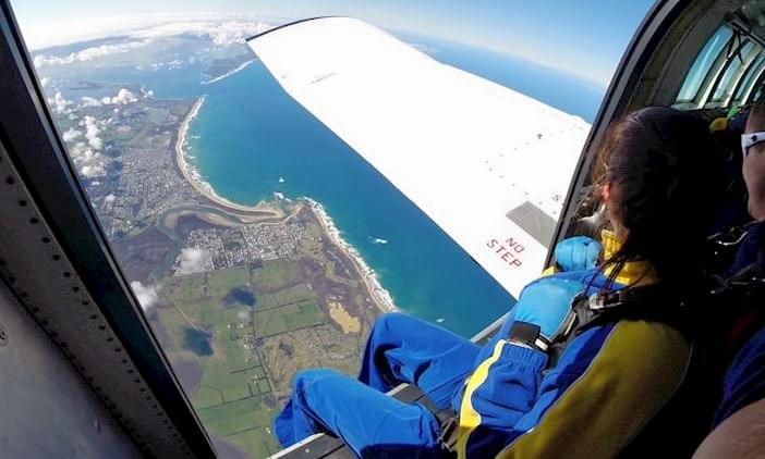 Skydiving in Great Ocean Road  Image