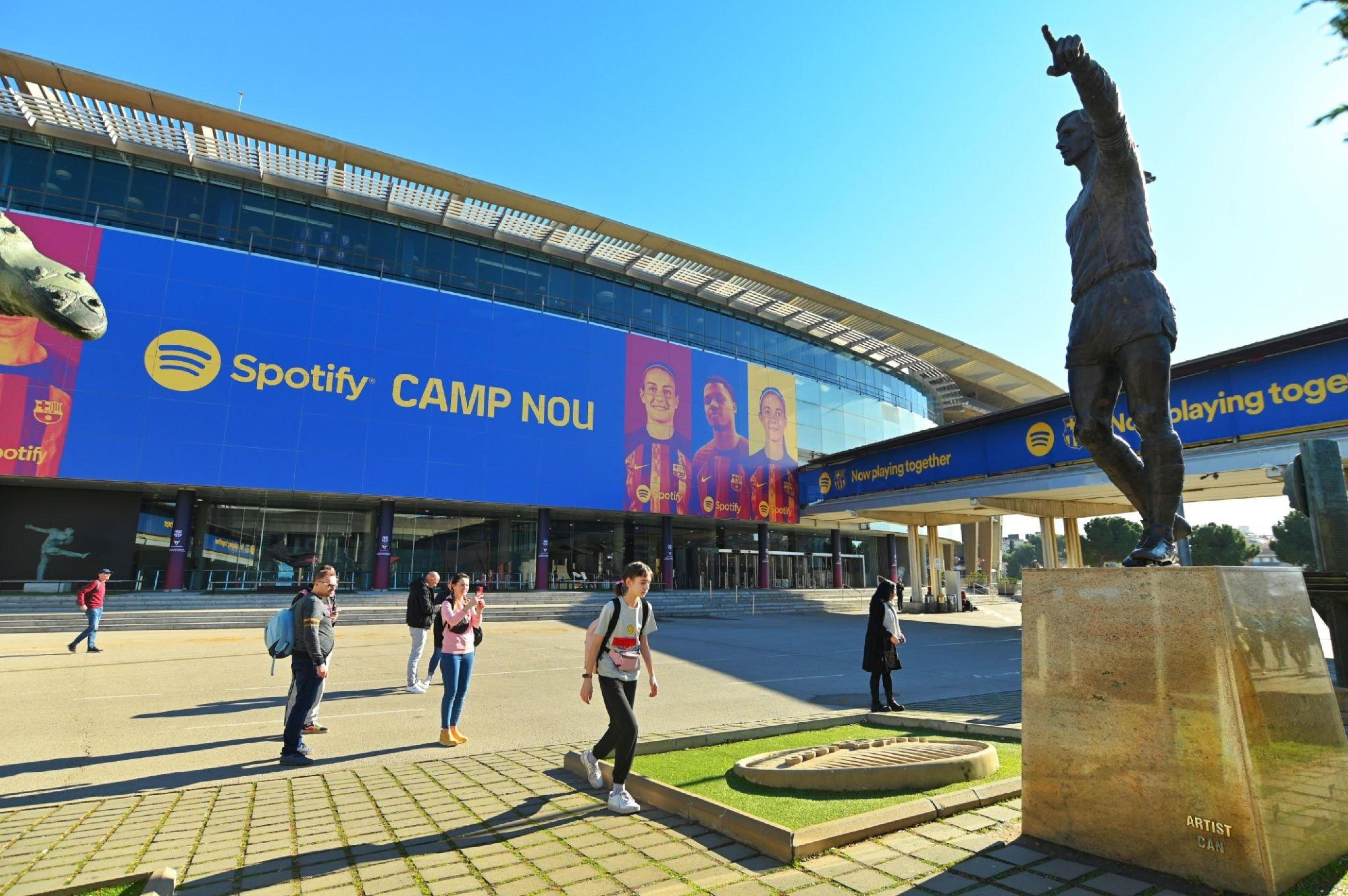 Spotify Camp Nou outdoor view