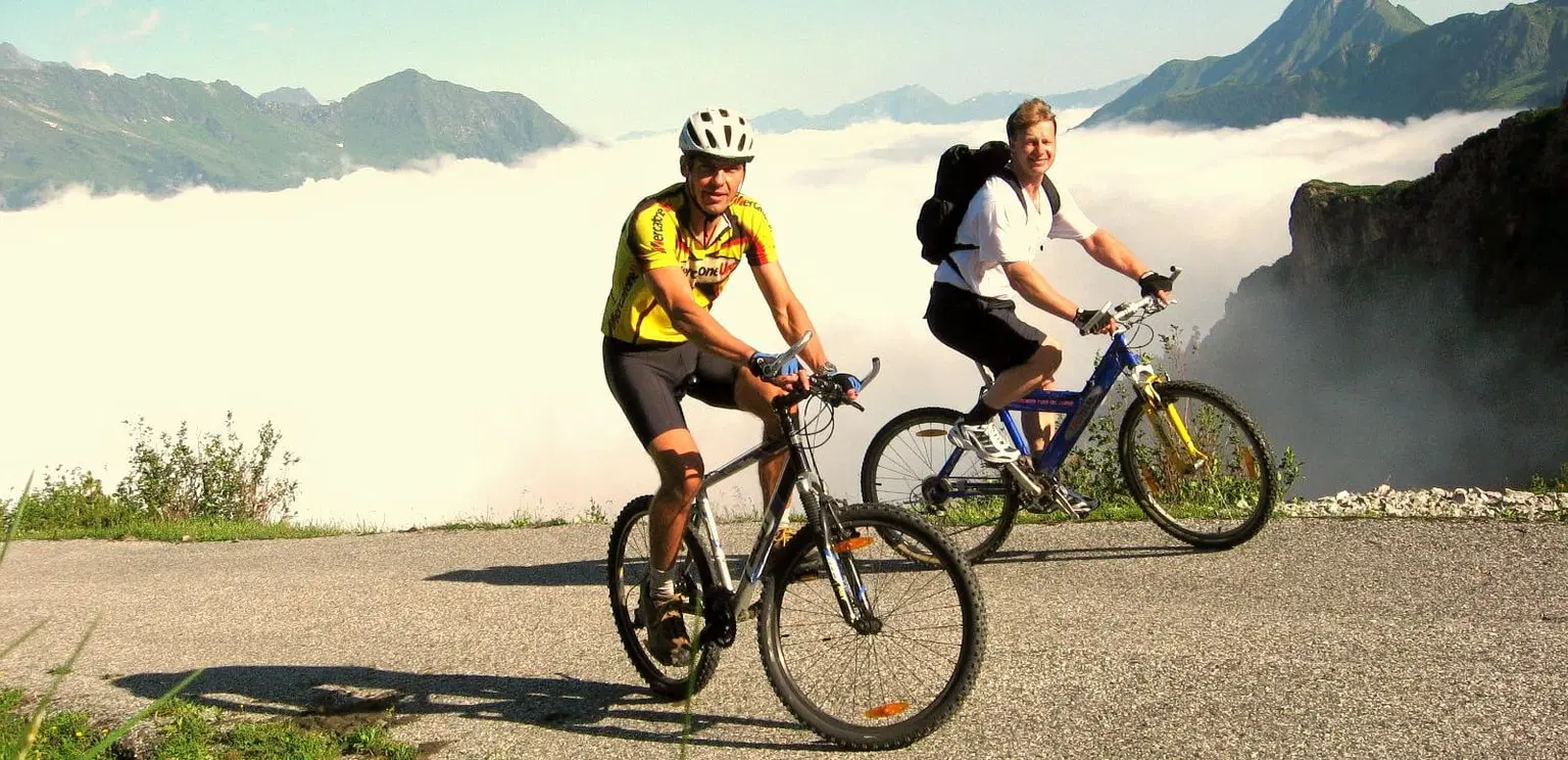 Mountain biking