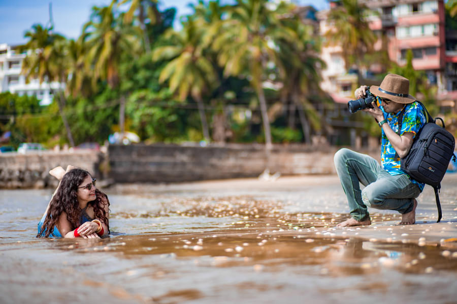 Romantic Couple Photoshoot In Goa Image