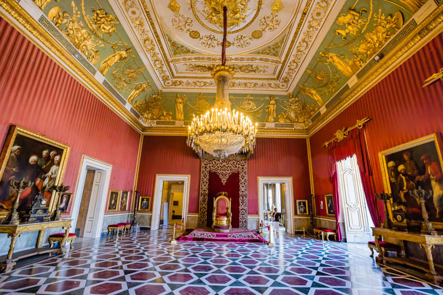 Explore the royal apartments of the Palazzo Reale