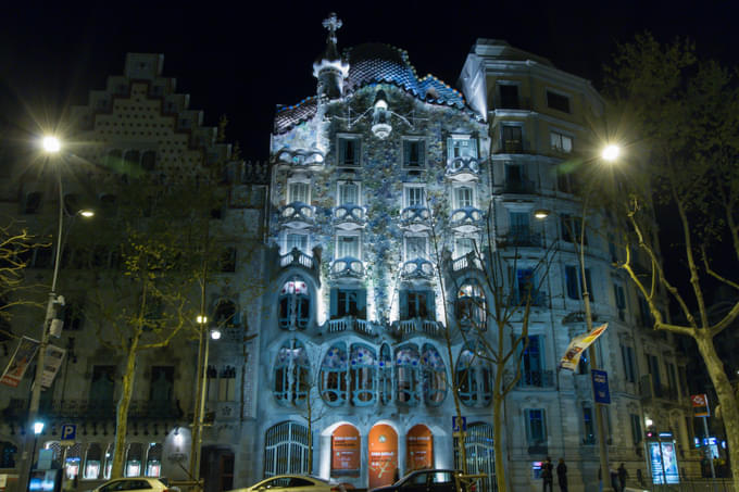 Casa Batllo in Night