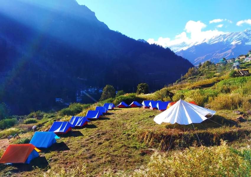 Camping in Solang Valley Image