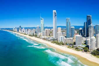 Amazing view of Gold Coast