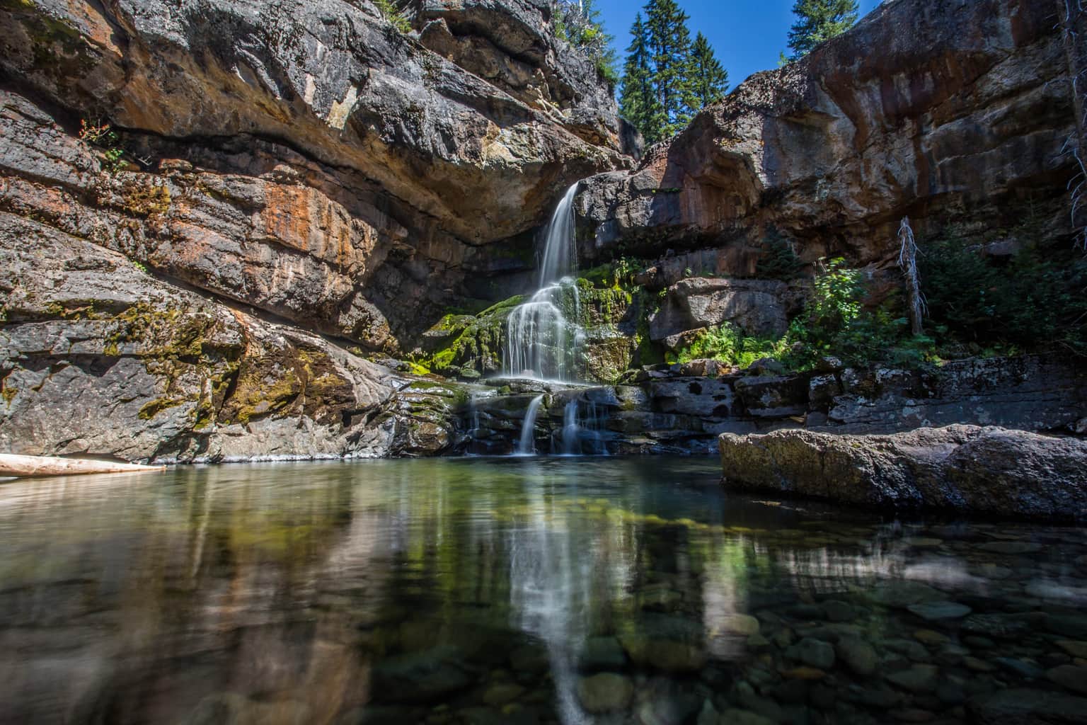 Spread Eagle Falls