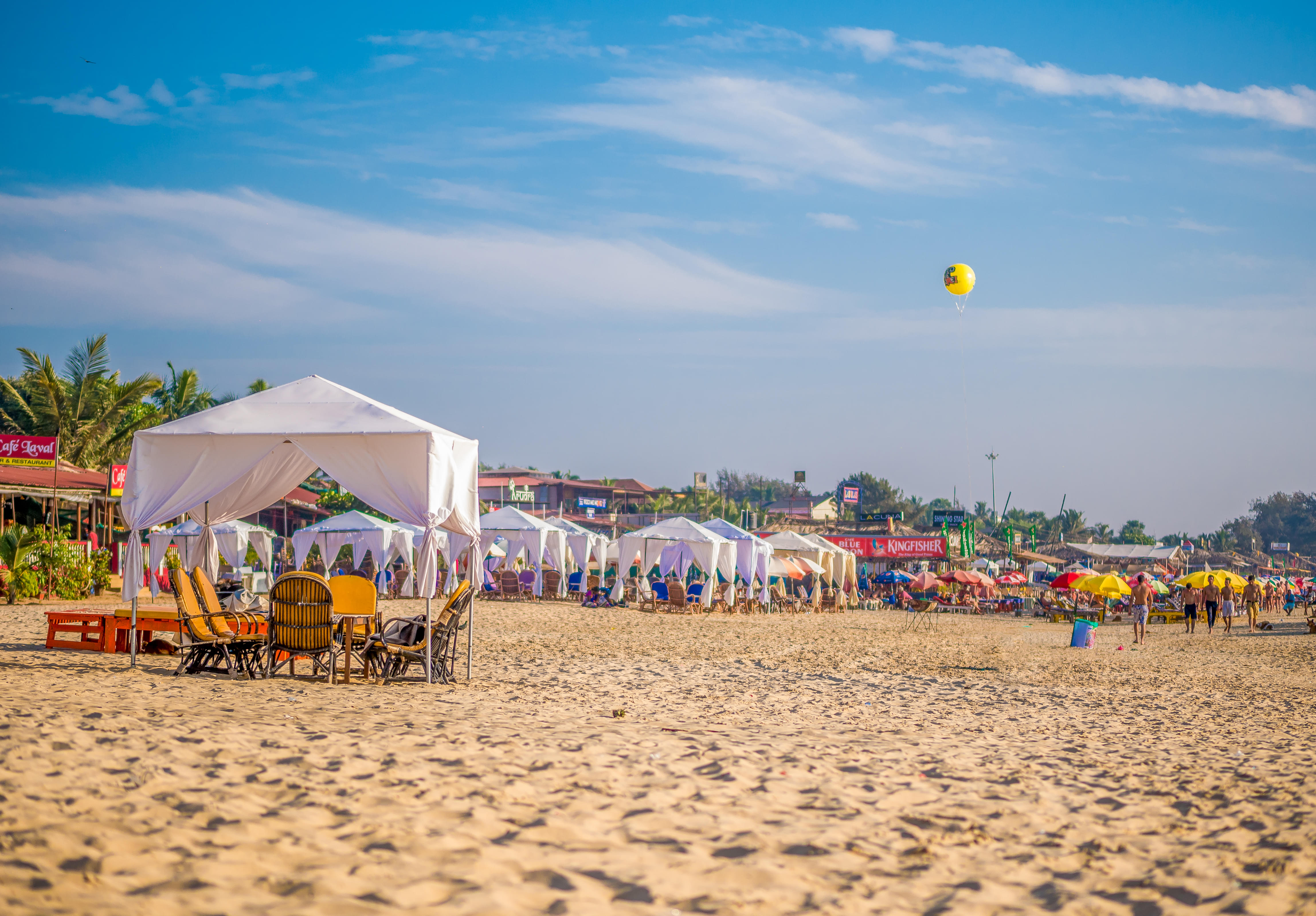 Northern part of the Baga beach - Baga beach - Goa - India