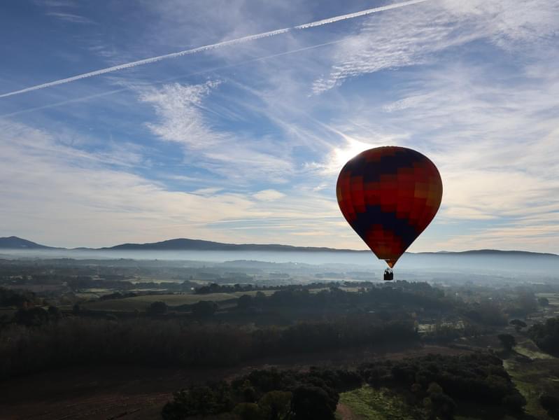 Hot air balloon ride in Barcelona