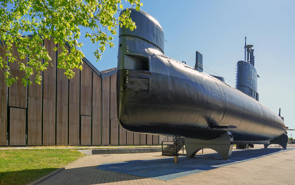 Walk through the Elena Galimbert exhibit exploring a real submarine & learn about life underwater