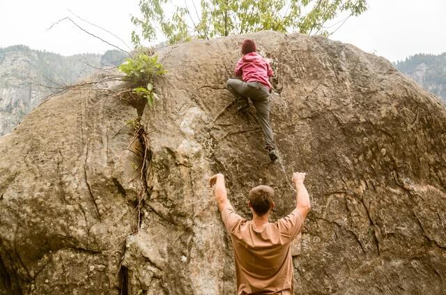 Indulge in rock climbing