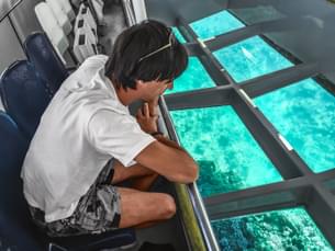 Go for Glass Bottom Boating at North Bay Island & explore vibrant underwater creatures