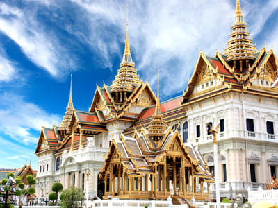 Grand Palace with Emerald Buddha Reclining Half Day Tour