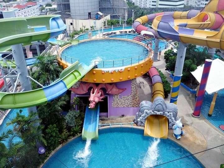 No better way to beat the summer heat by riding and splashing in these adventurous slides 