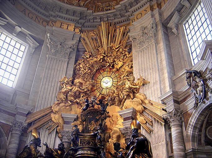 Crypt in St. Peter's Basilica