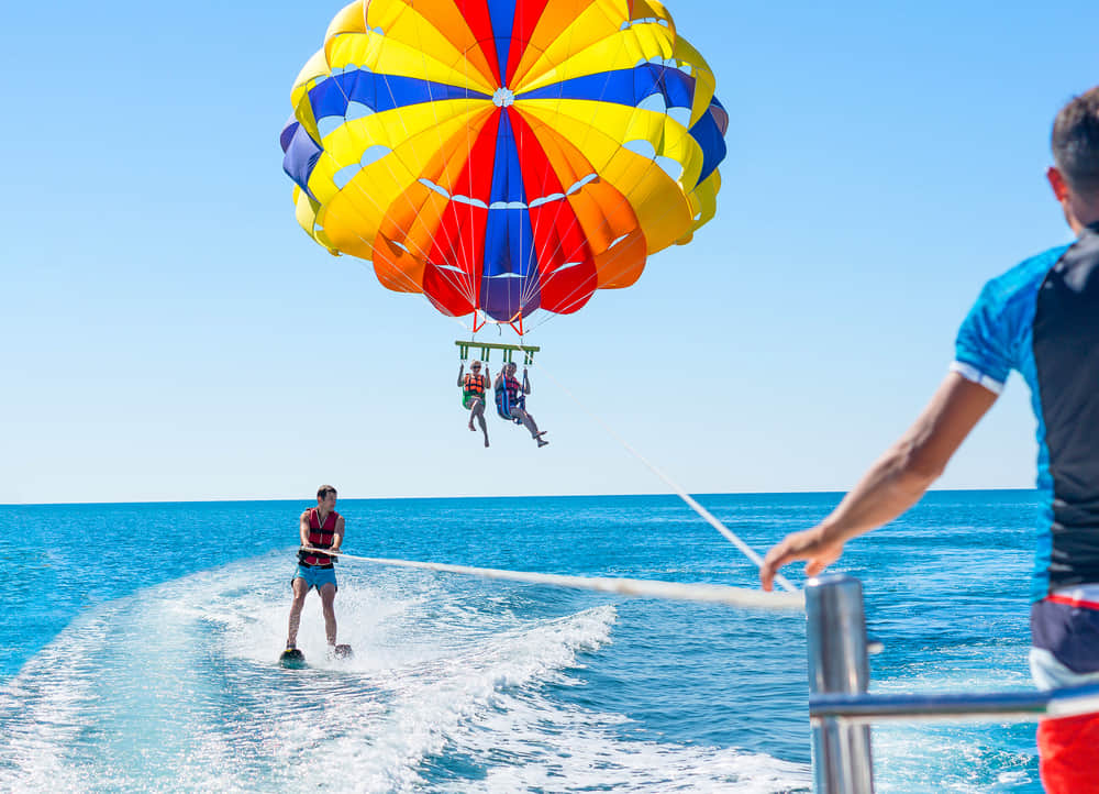 Try Parasailing, Jet Ski & Water Sports