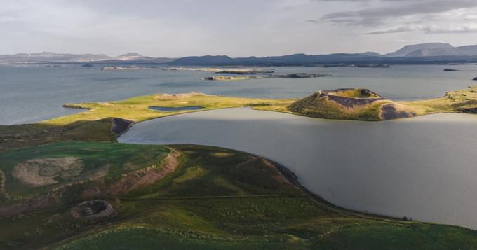 Visit the Lake Myvatn in North Iceland