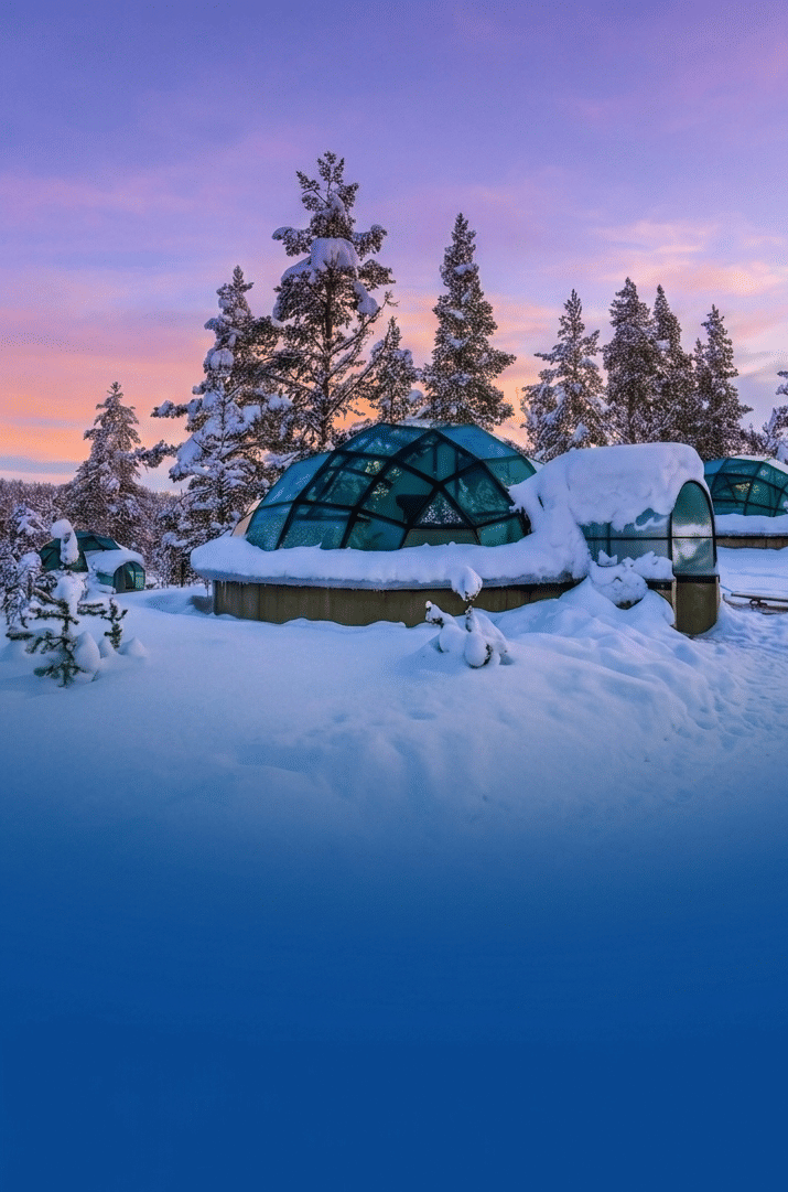 Finland Arctic Adventure | Northern Lights, Santa Claus Village & Glass Igloo Stay
