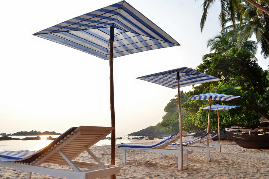 Beach Side Camping In Goa Image