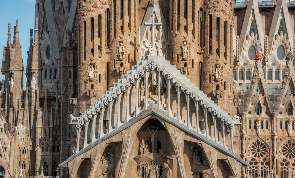 Details of the Passion facade