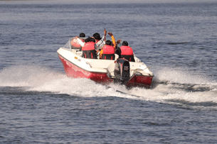 Experience the perfect blend of thrill and scenic beauty with an unforgettable speedboat ride