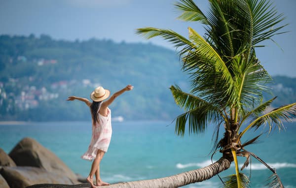 Girl on Andaman Beach
