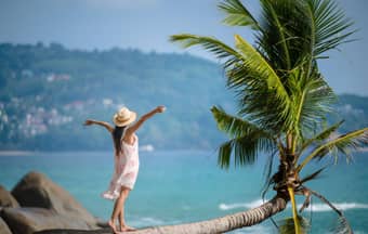 Girl on Andaman Beach