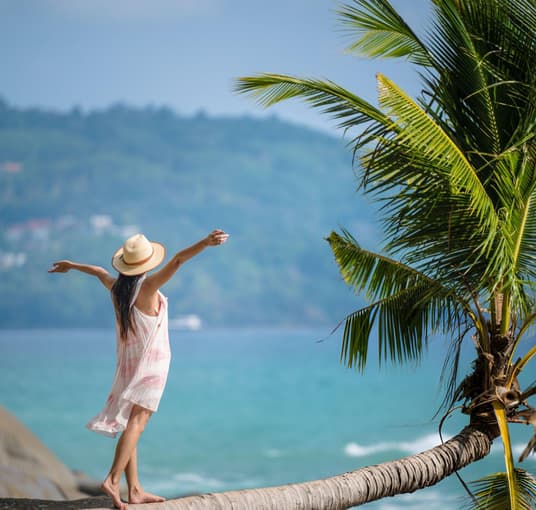 Girl on Andaman Beach