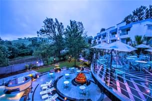 Exterior view of the resort