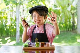 Pod Chocolate Factory at Bali Elephant Camp in Bali