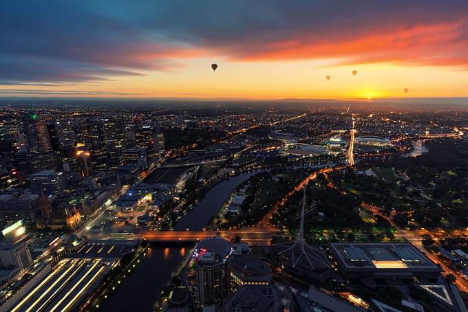 Sunrise Hot Air Balloon Melbourne