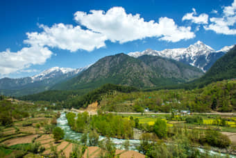 Scenic view of Phalagam