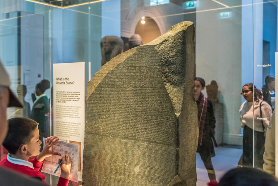 View the protected Rosetta Stone 