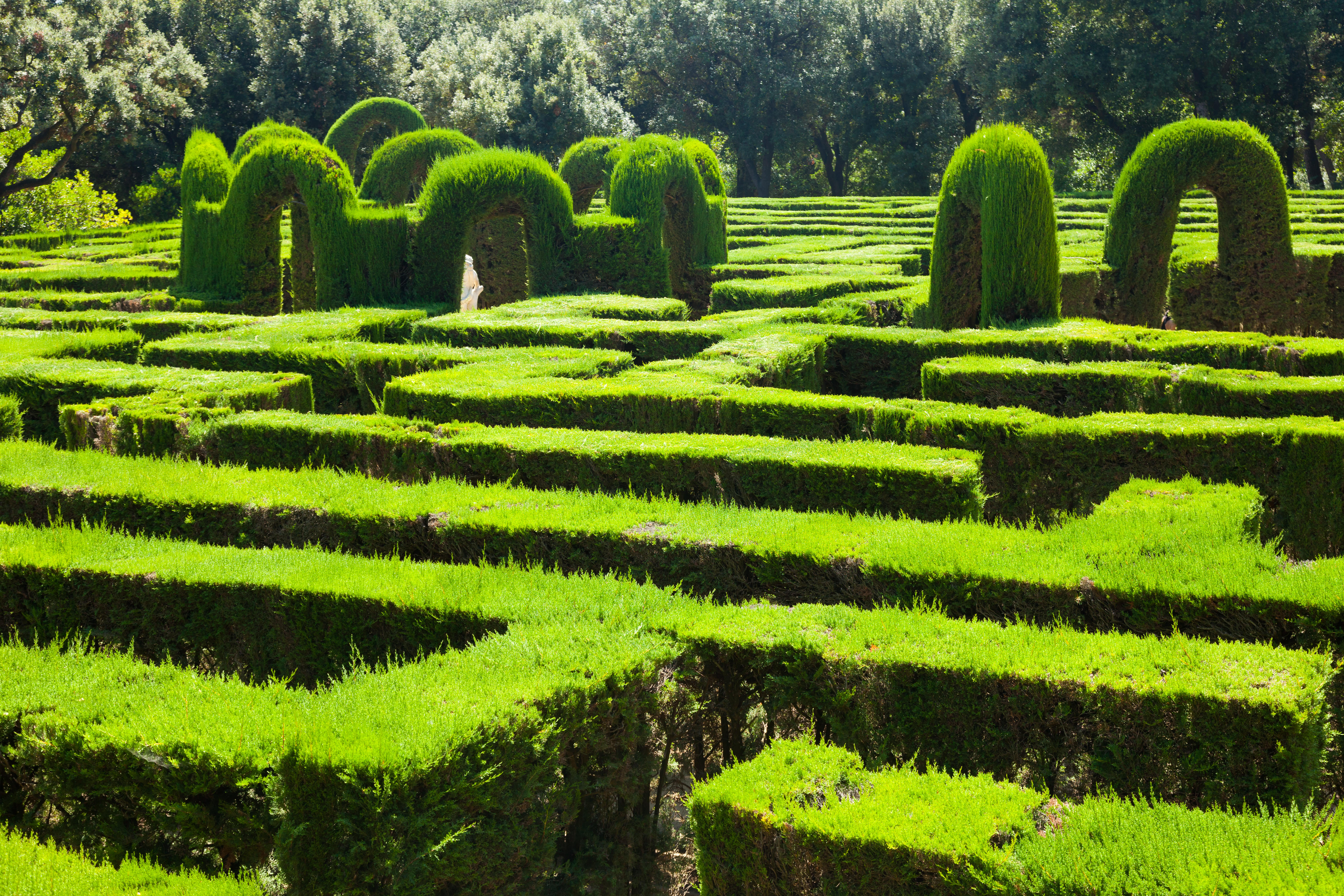 Park Labyrinth in Barcelona