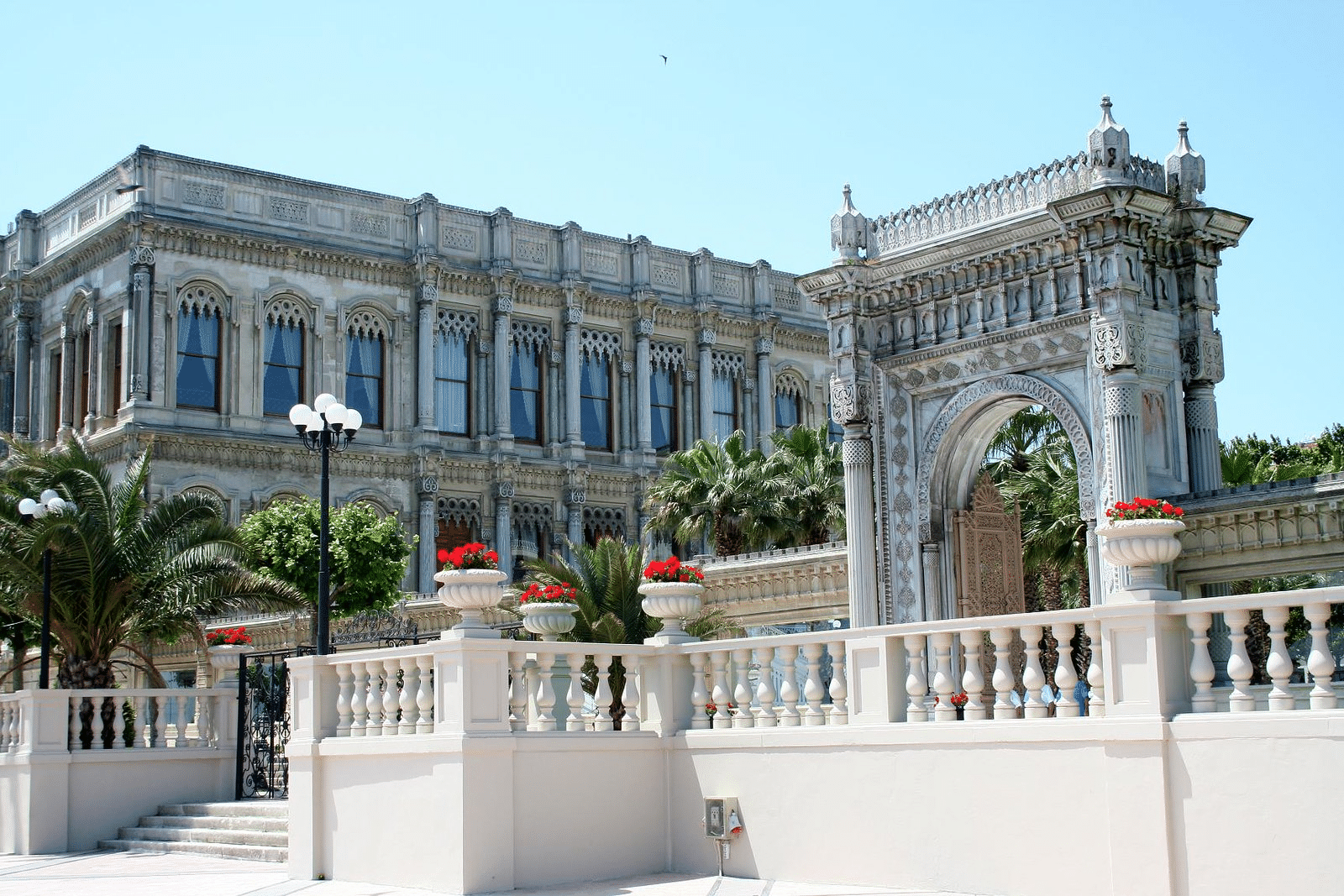 Senic view of Dolmabahce Palace