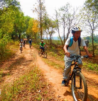 Go cycling through the hilly roads of Sohilya Village