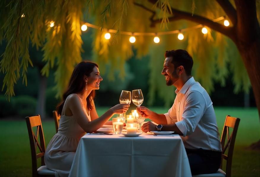 Dining Under Tree at Radisson Gurugram Image