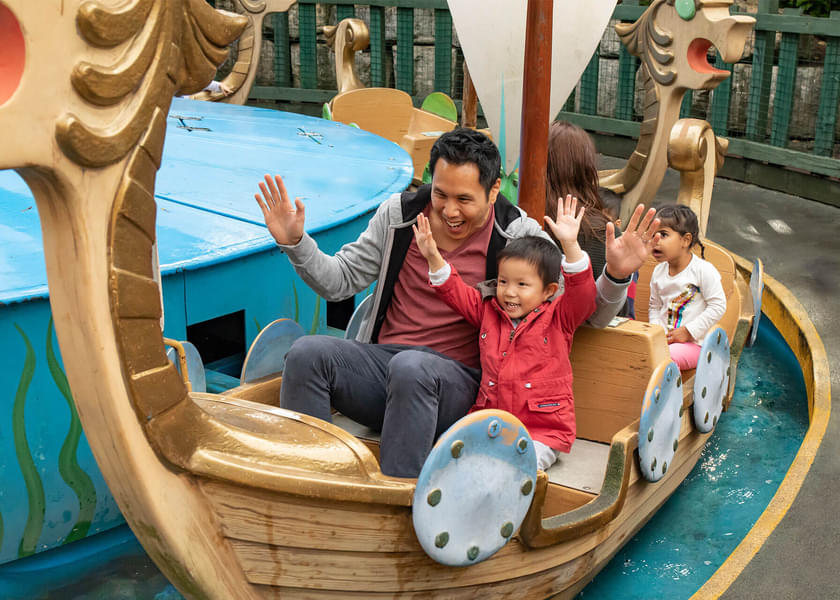 Your kids will love the Sea Dragon ride