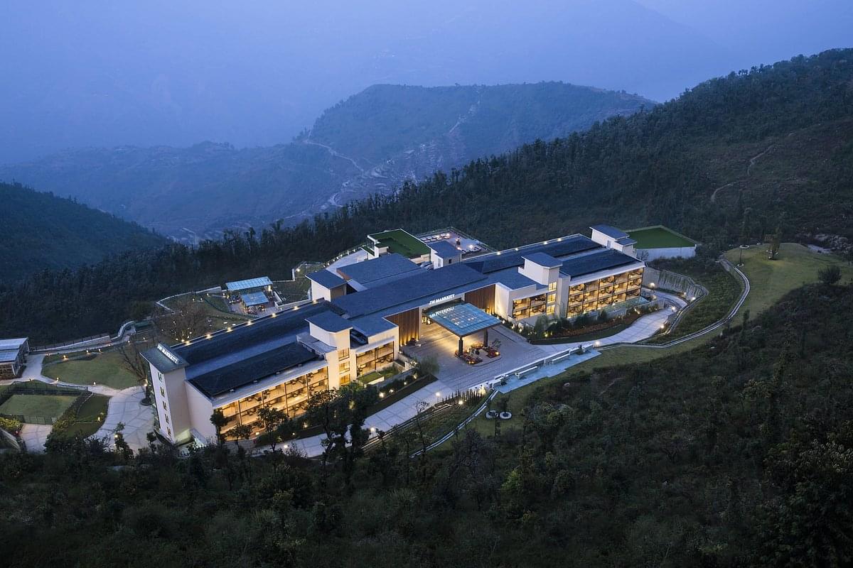 Aerial view of the resort