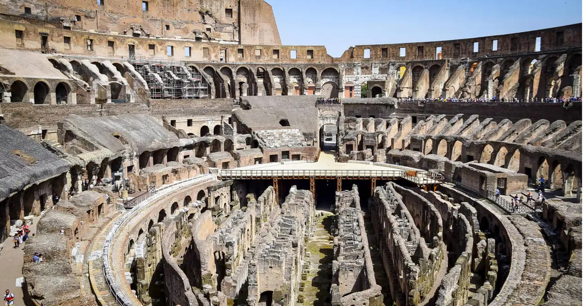 Inside view of Colosseum