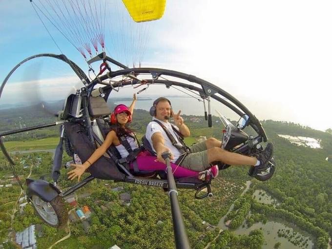 Paramotor Flying