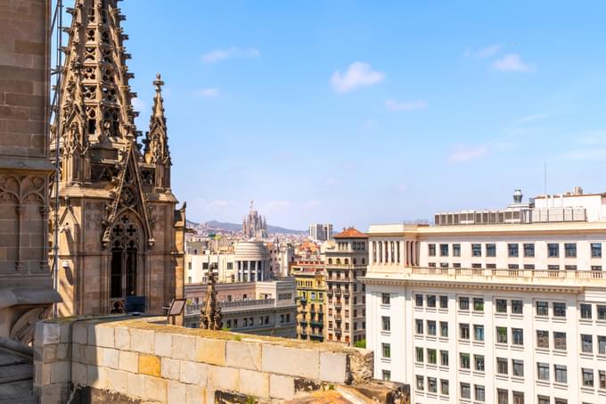 The Terrace at Chathedral of Barcelona