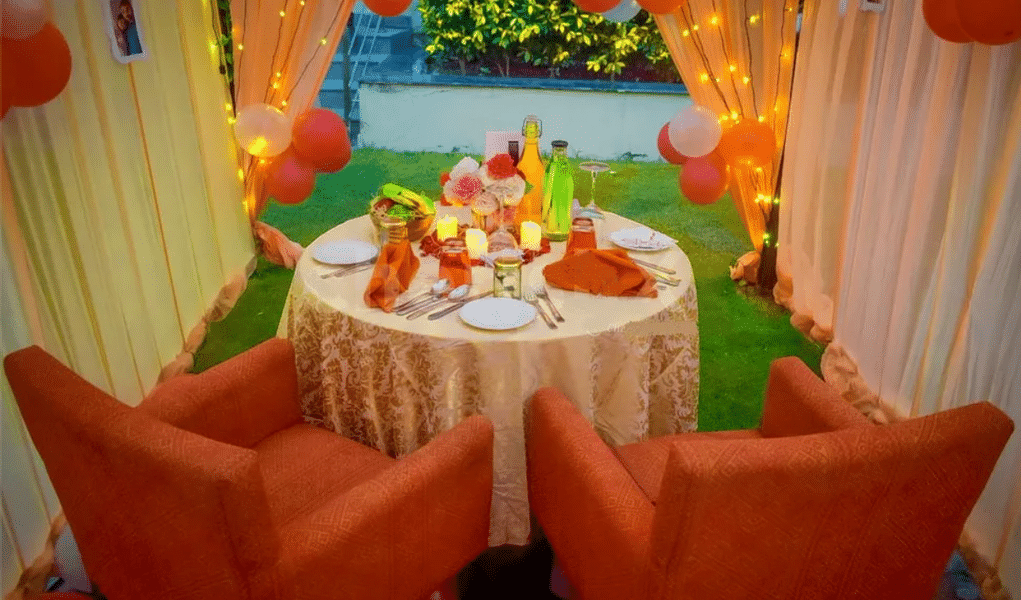 Romantic Cabana Candlelight Dinner At Hyatt Place, Gurgaon Image