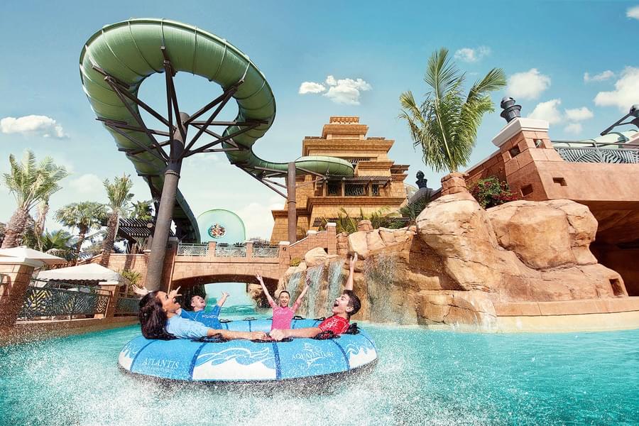 Have fun during your visit to the Atlantis Aquaventure Waterpark