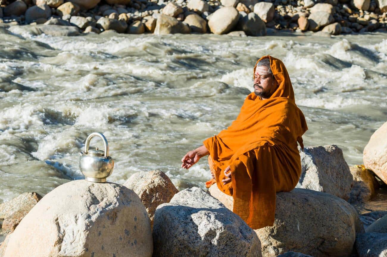 Meditation at the Temple