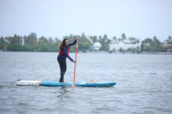 Experience the thrill of paddling on Kerala’s crystal-clear waters