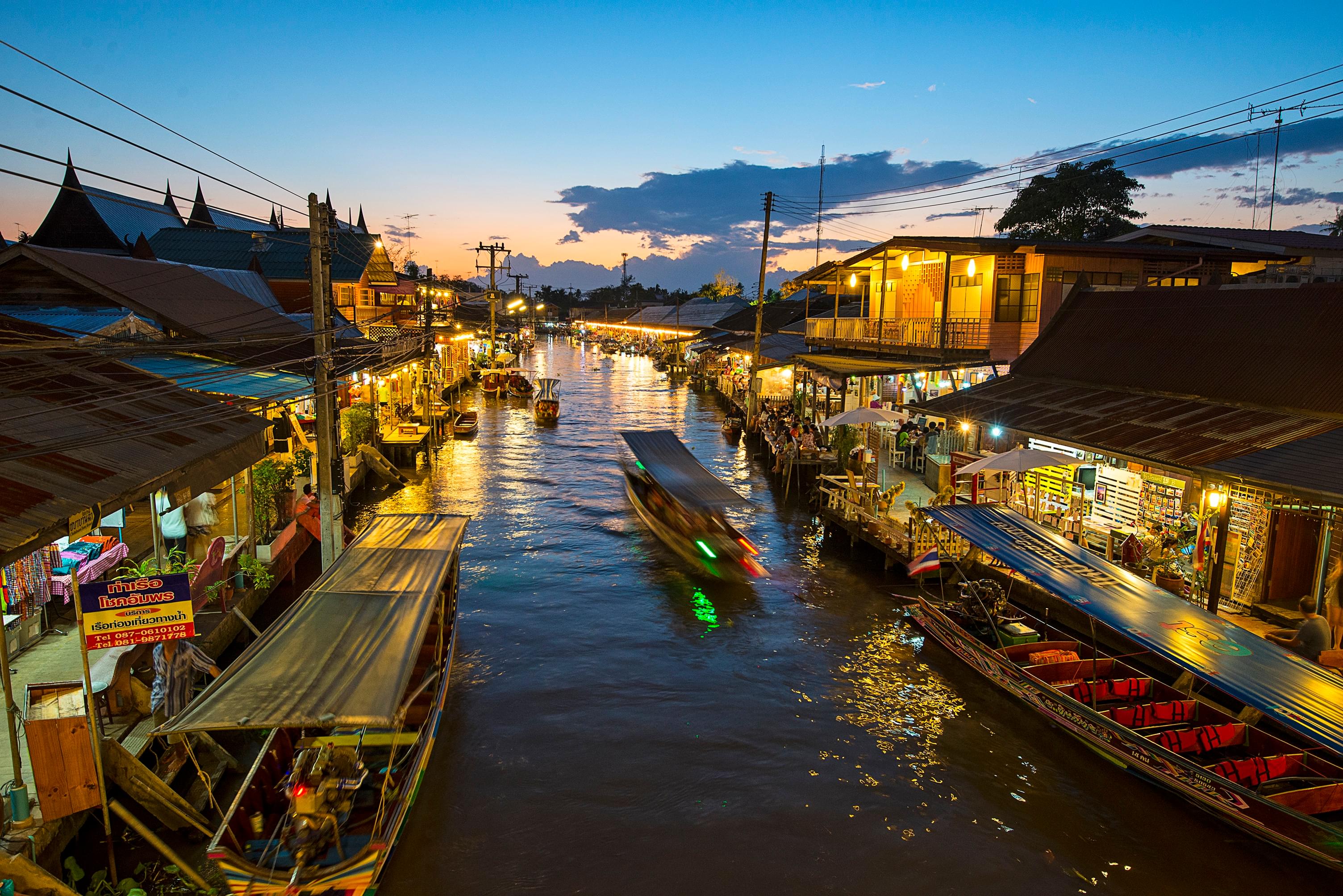 Floating Markets in Bangkok