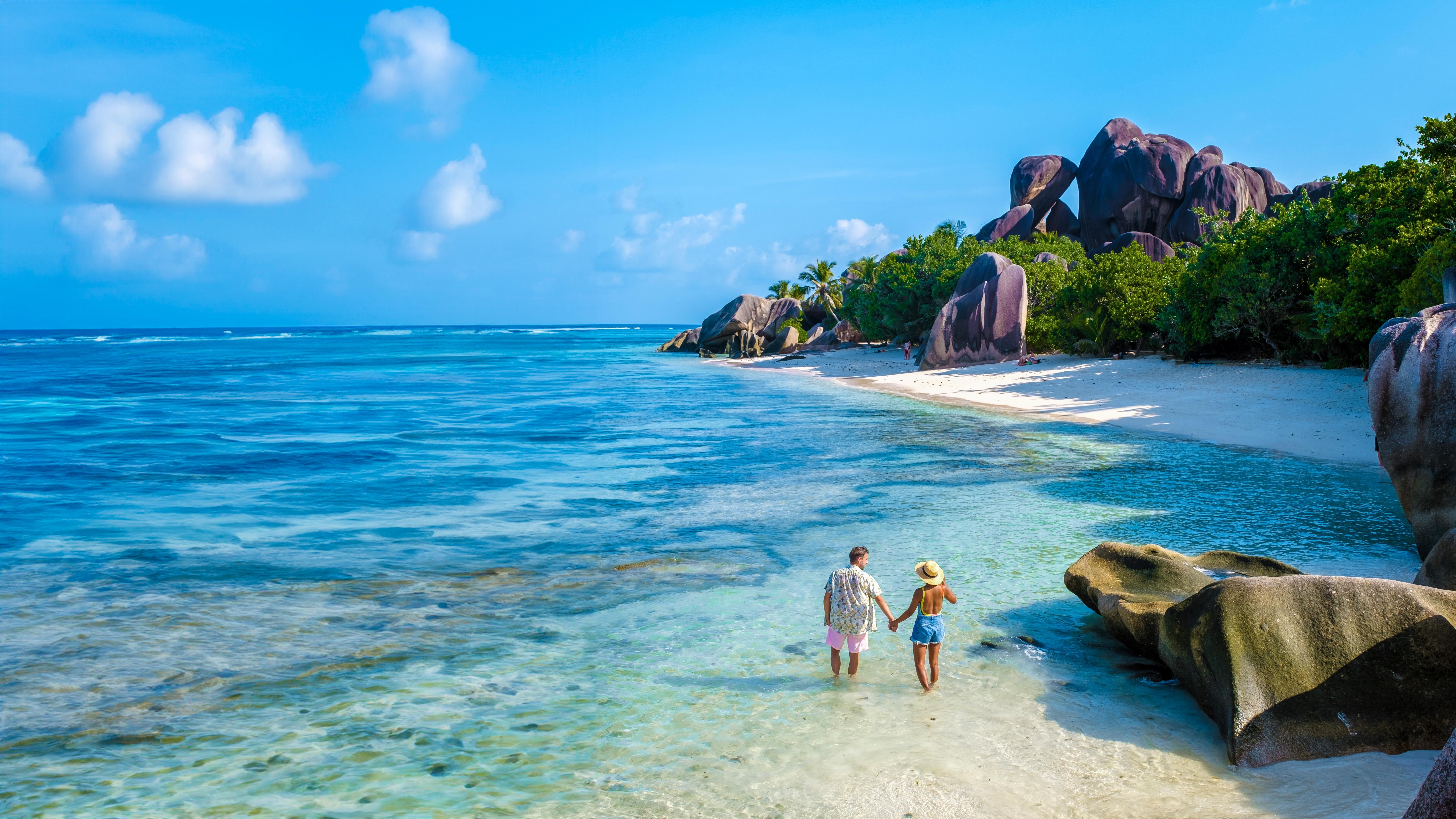 Stunning Anse Source d'Argent beach, La Digue Island