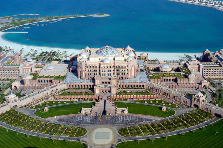 Aerial view of Emirate Palace