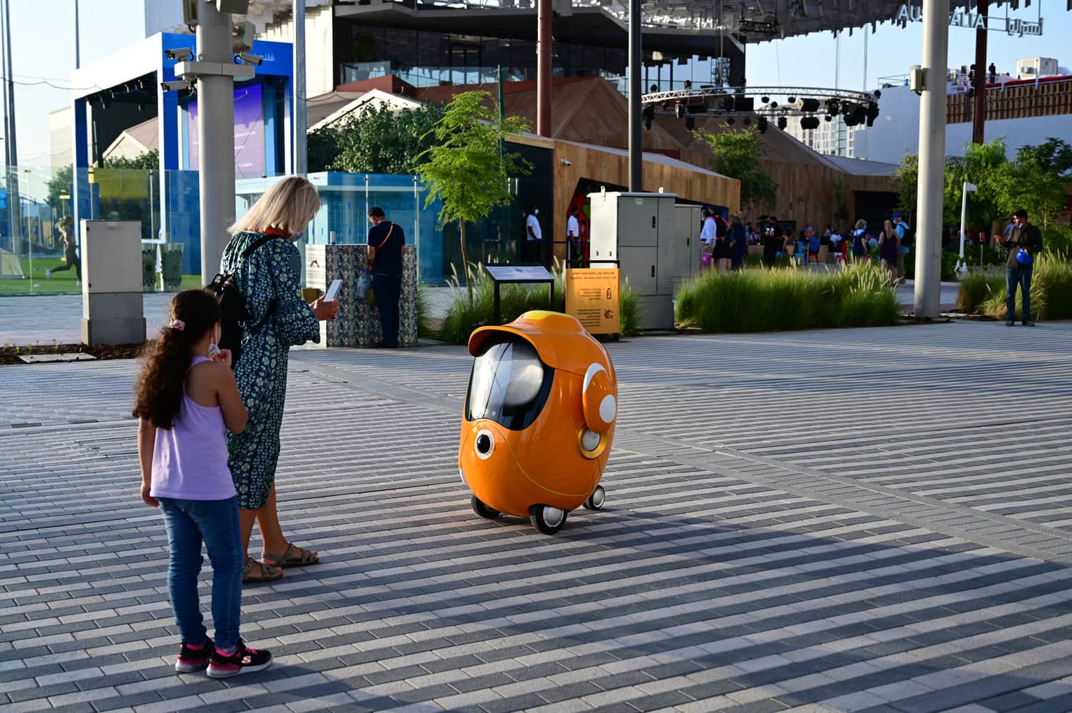 Say Hi to the mascots!
